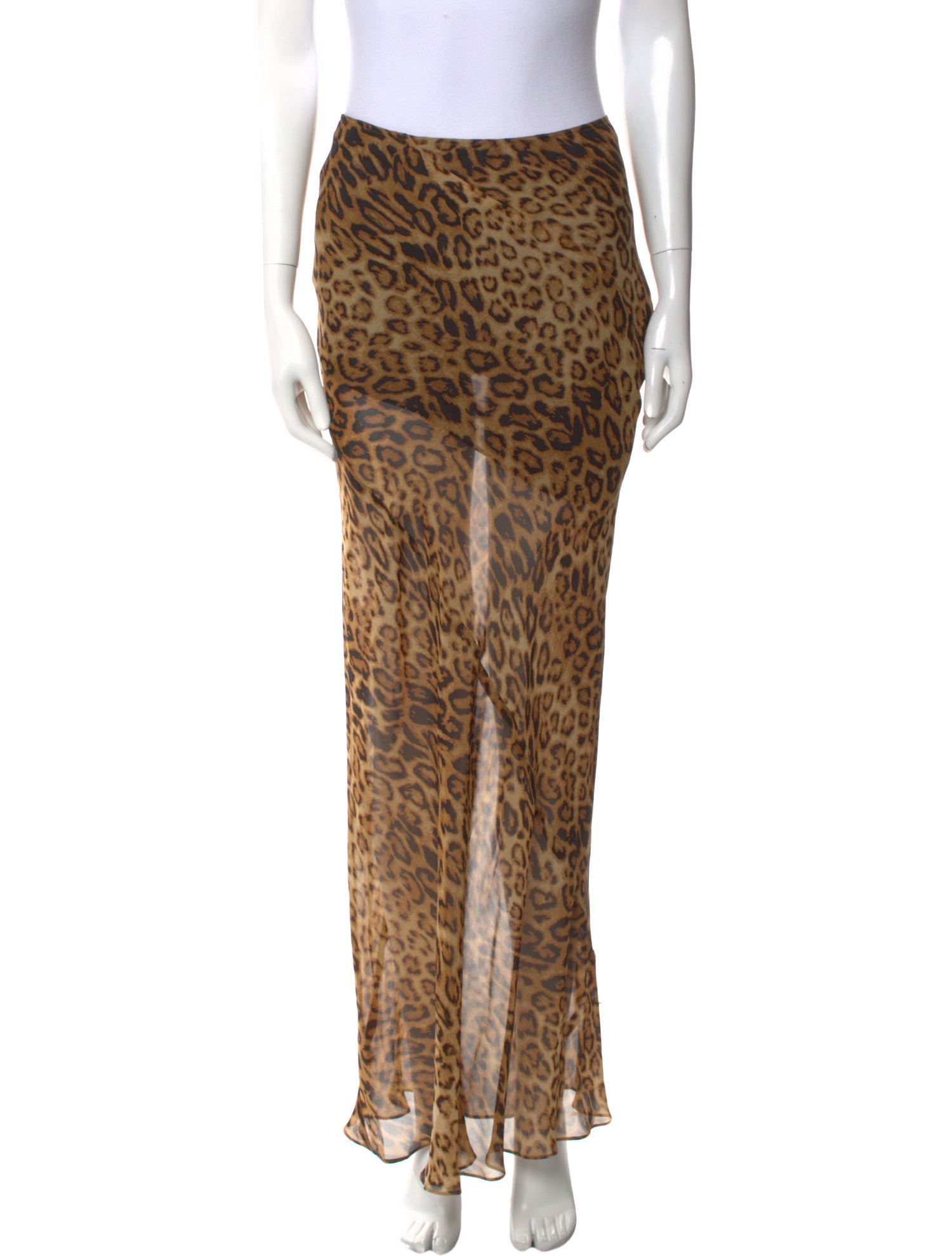 Nili Lotan Silk Long Skirt