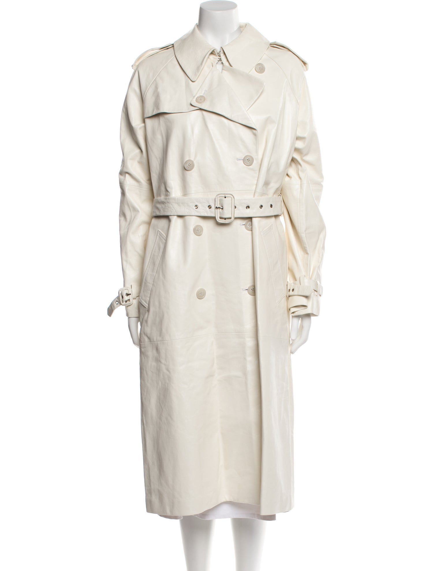 Nili Lotan Leather Trench Coat