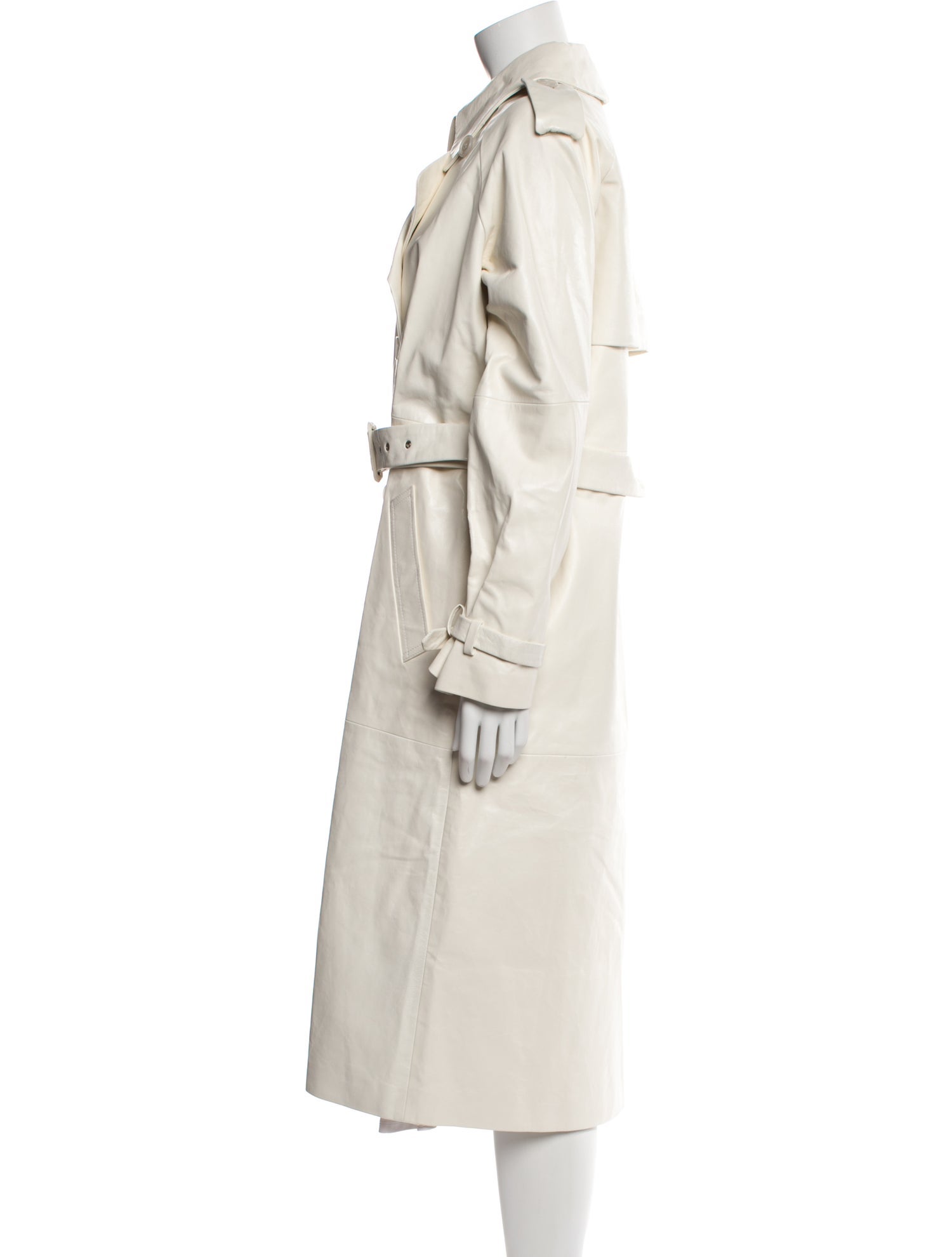 Nili Lotan Leather Trench Coat