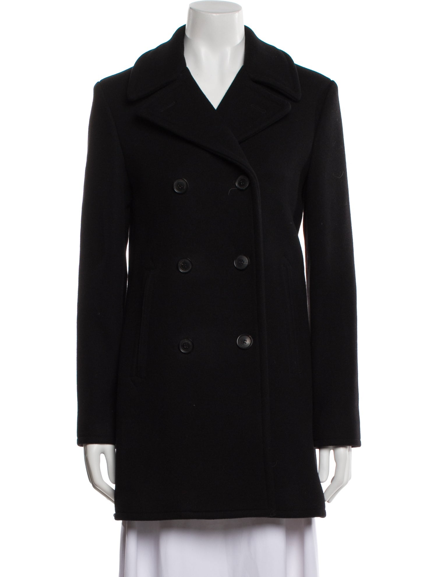 Nili Lotan Virgin Wool Peacoat