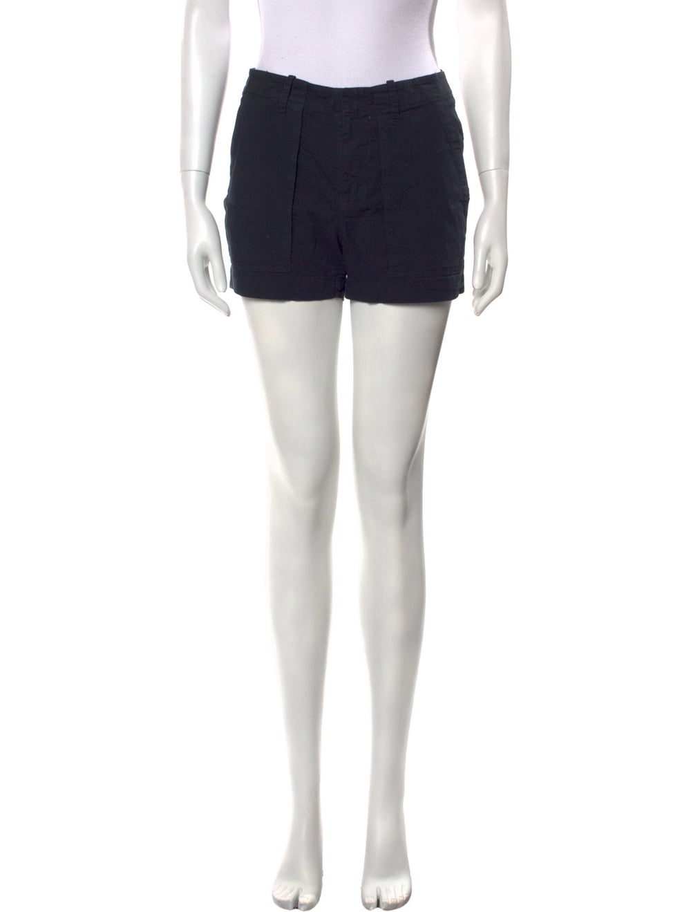 Nili Lotan Shorts Blue Mid-Rise