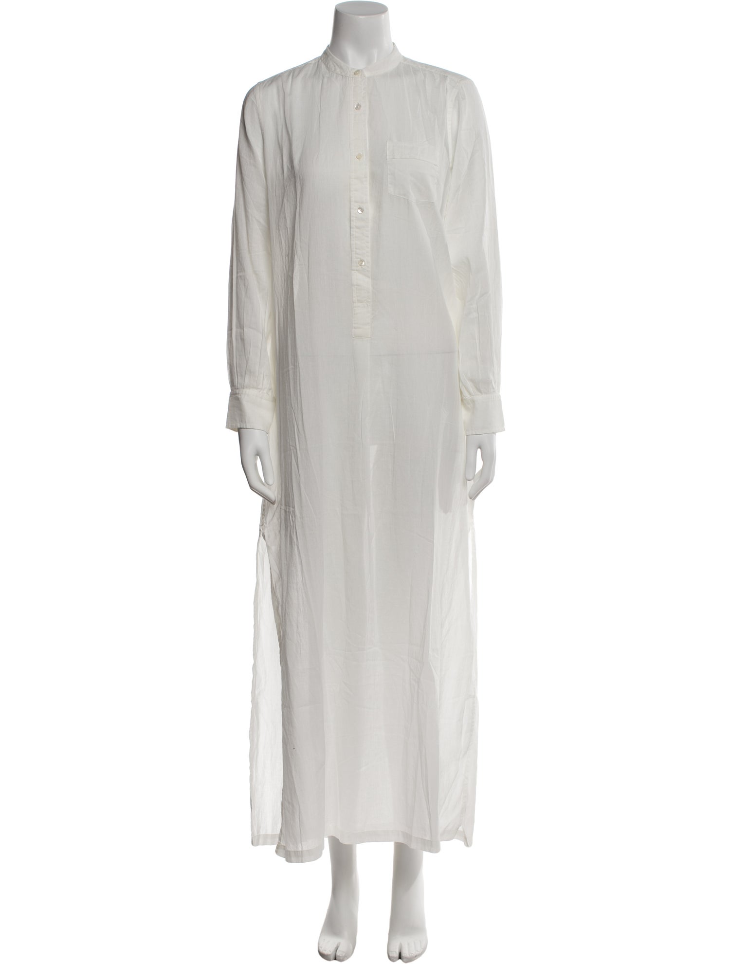 Nili Lotan Mock Neck Long Dress