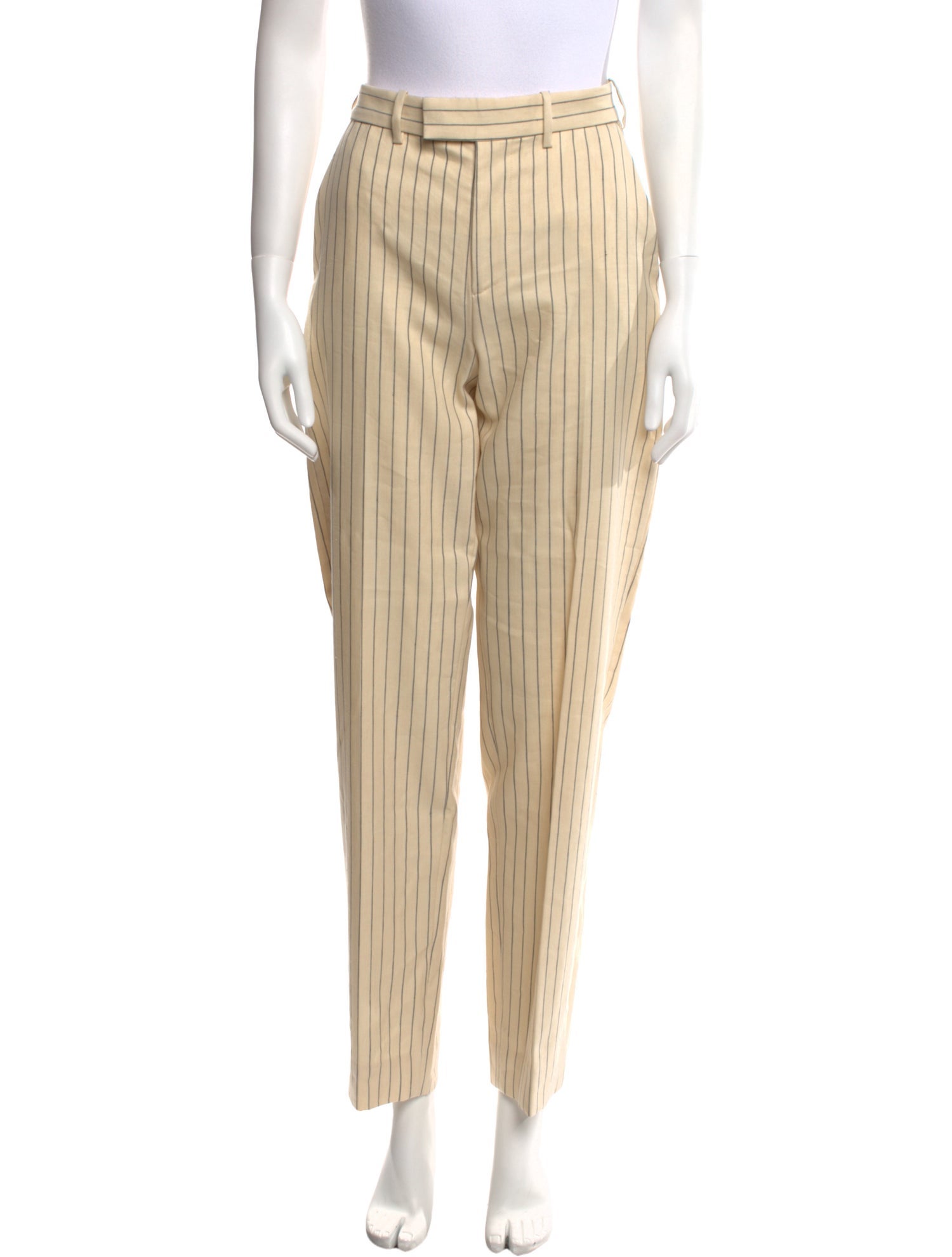 Nili Lotan Striped Straight Leg Pants