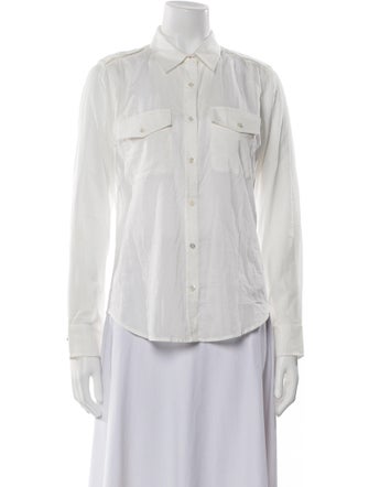 Nili Lotan Long Sleeve Button-Up Top