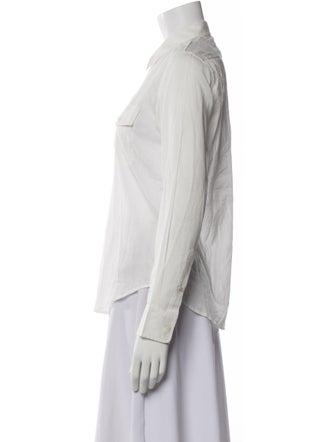 Nili Lotan Long Sleeve Button-Up Top