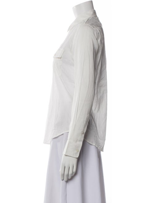 Nili Lotan Long Sleeve Button-Up Top