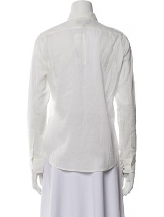 Nili Lotan Long Sleeve Button-Up Top