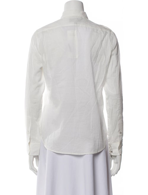 Nili Lotan Long Sleeve Button-Up Top