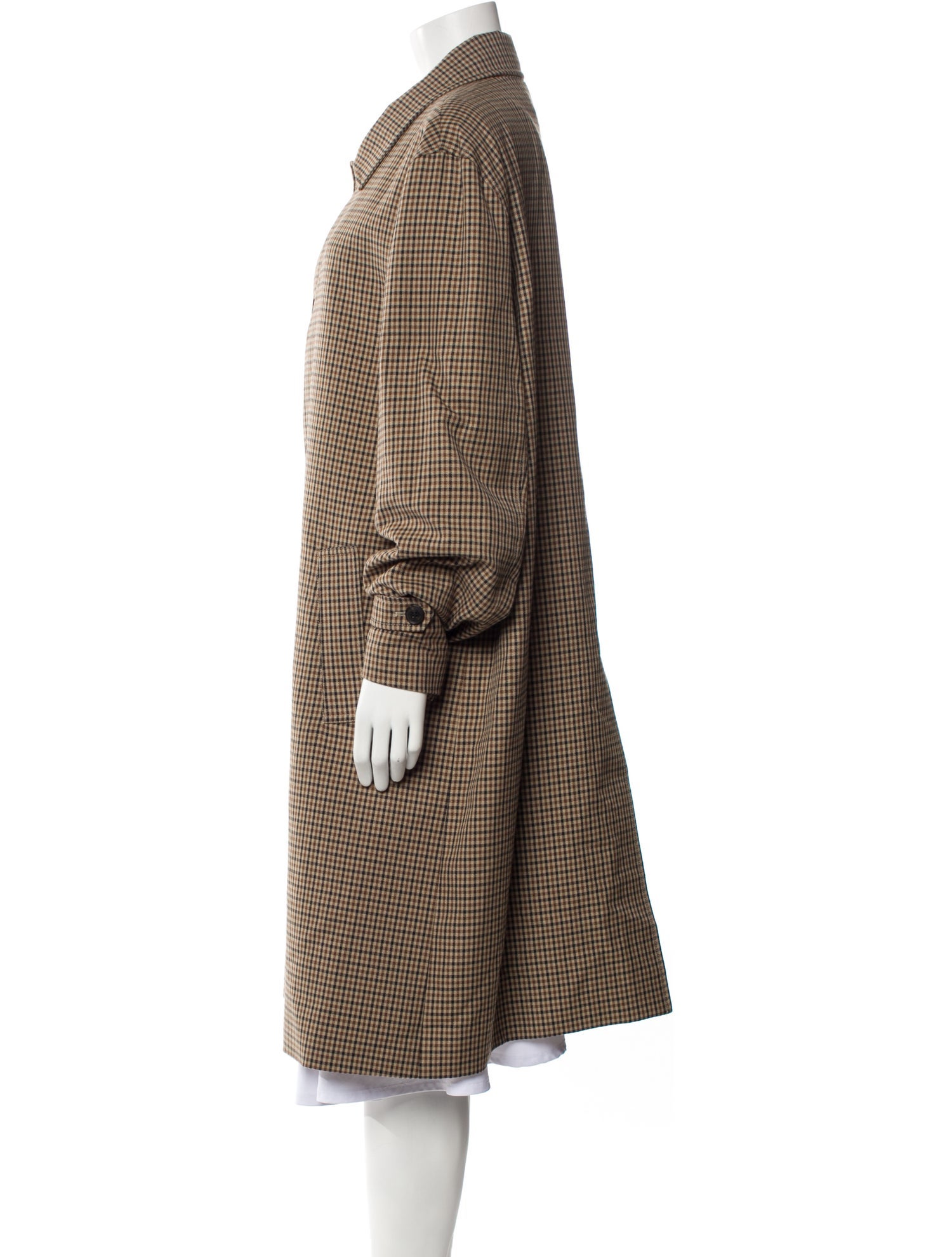 Nili Lotan Plaid Print Coat