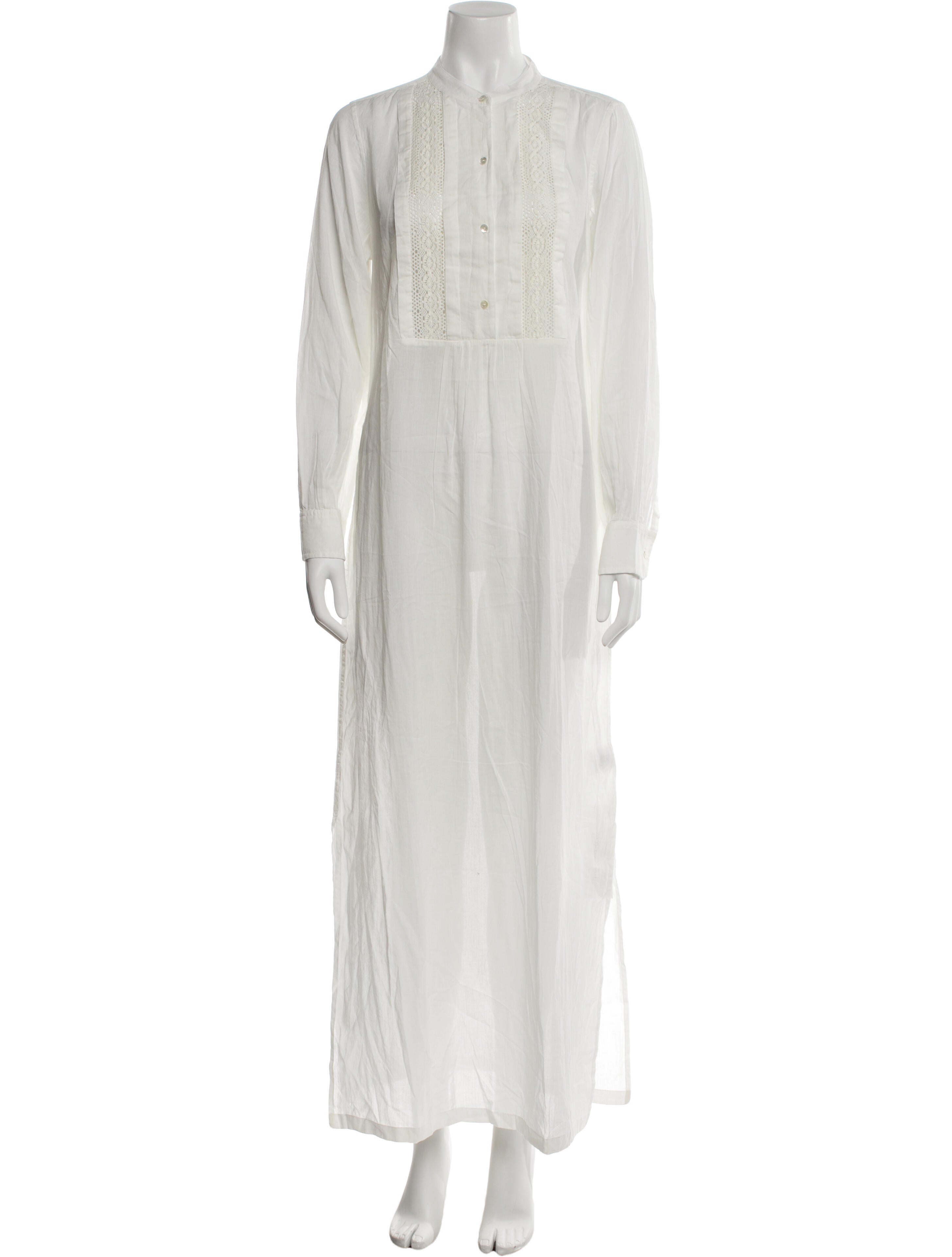 Nili Lotan Crew Neck Long Dress