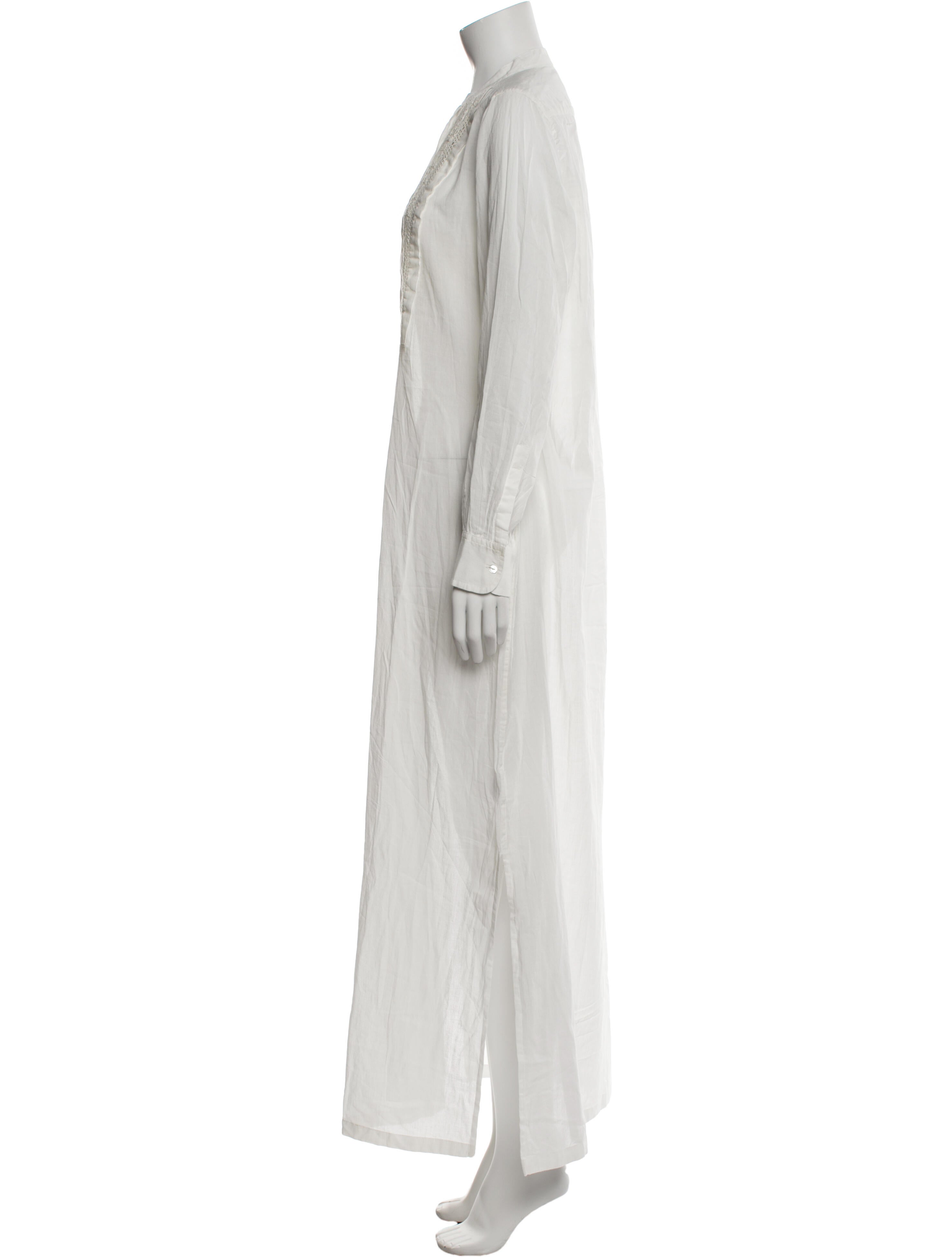 Nili Lotan Crew Neck Long Dress