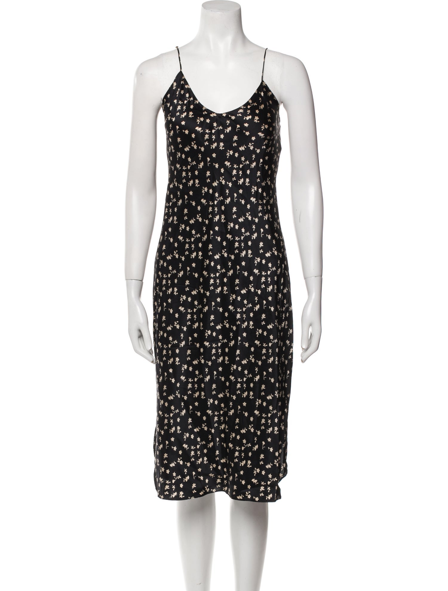 Nili Lotan Silk Midi Length Dress