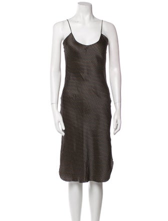 Nili Lotan Silk Midi Length Dress