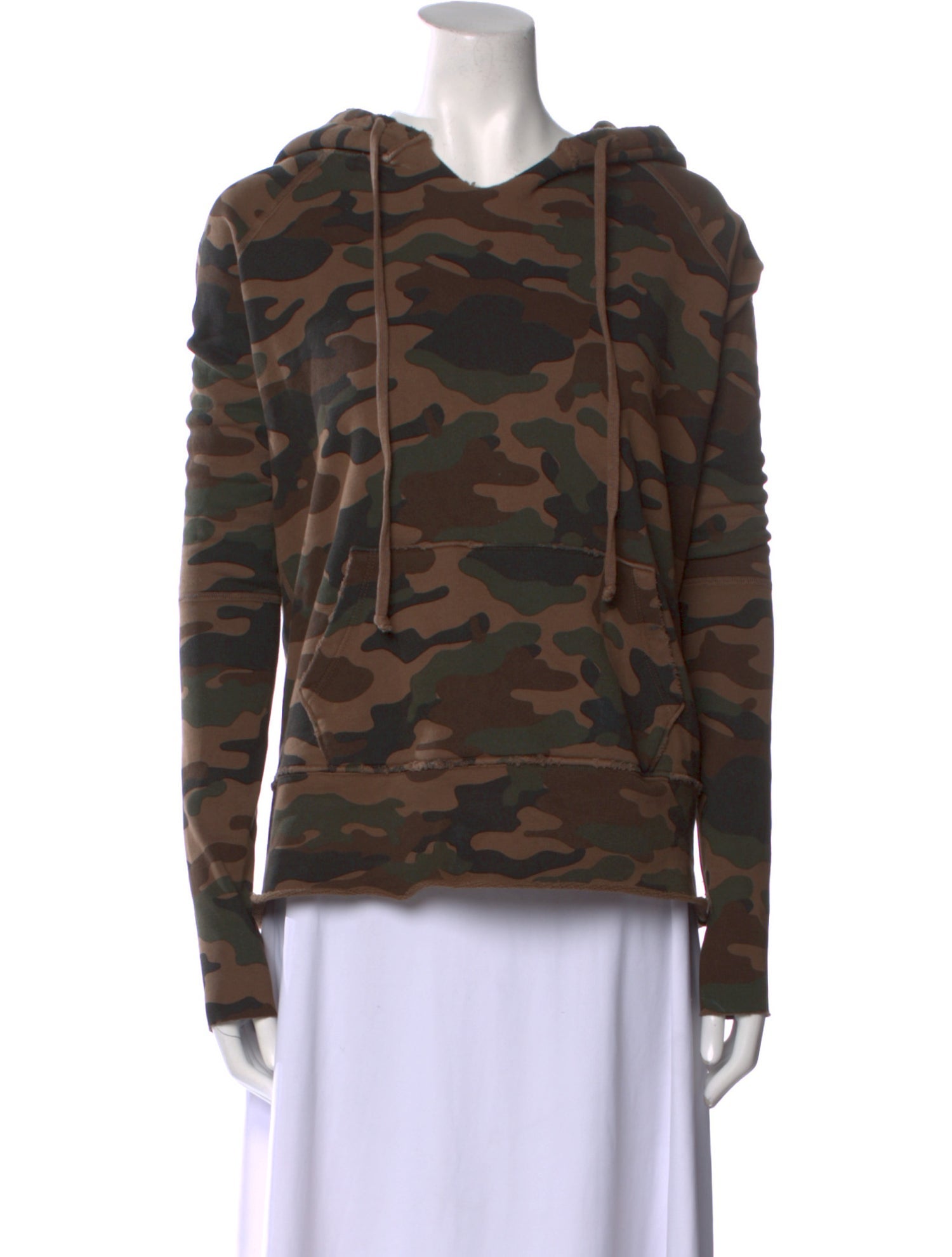 Nili Lotan Printed V-Neck Sweatshirt