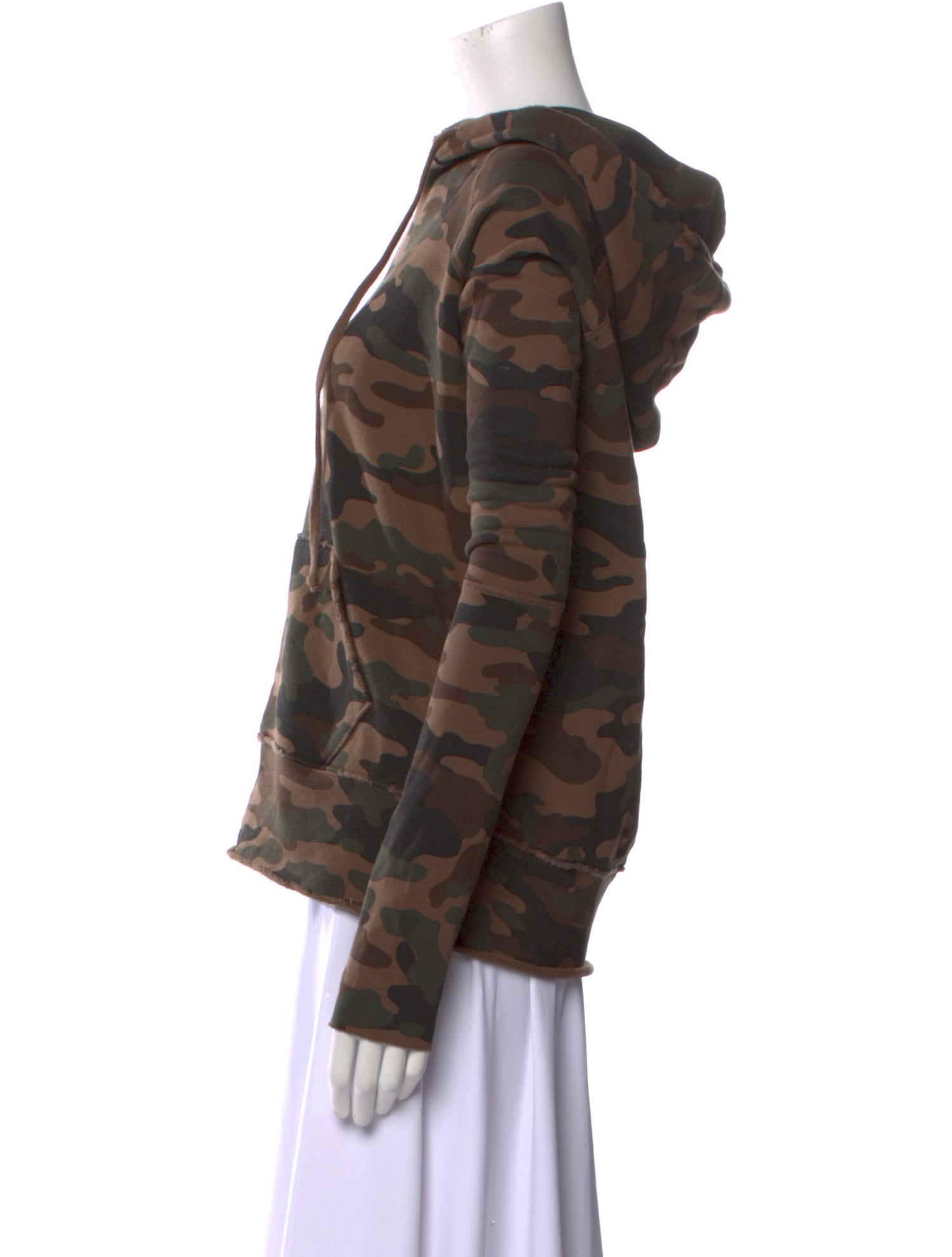 Nili Lotan Printed V-Neck Sweatshirt