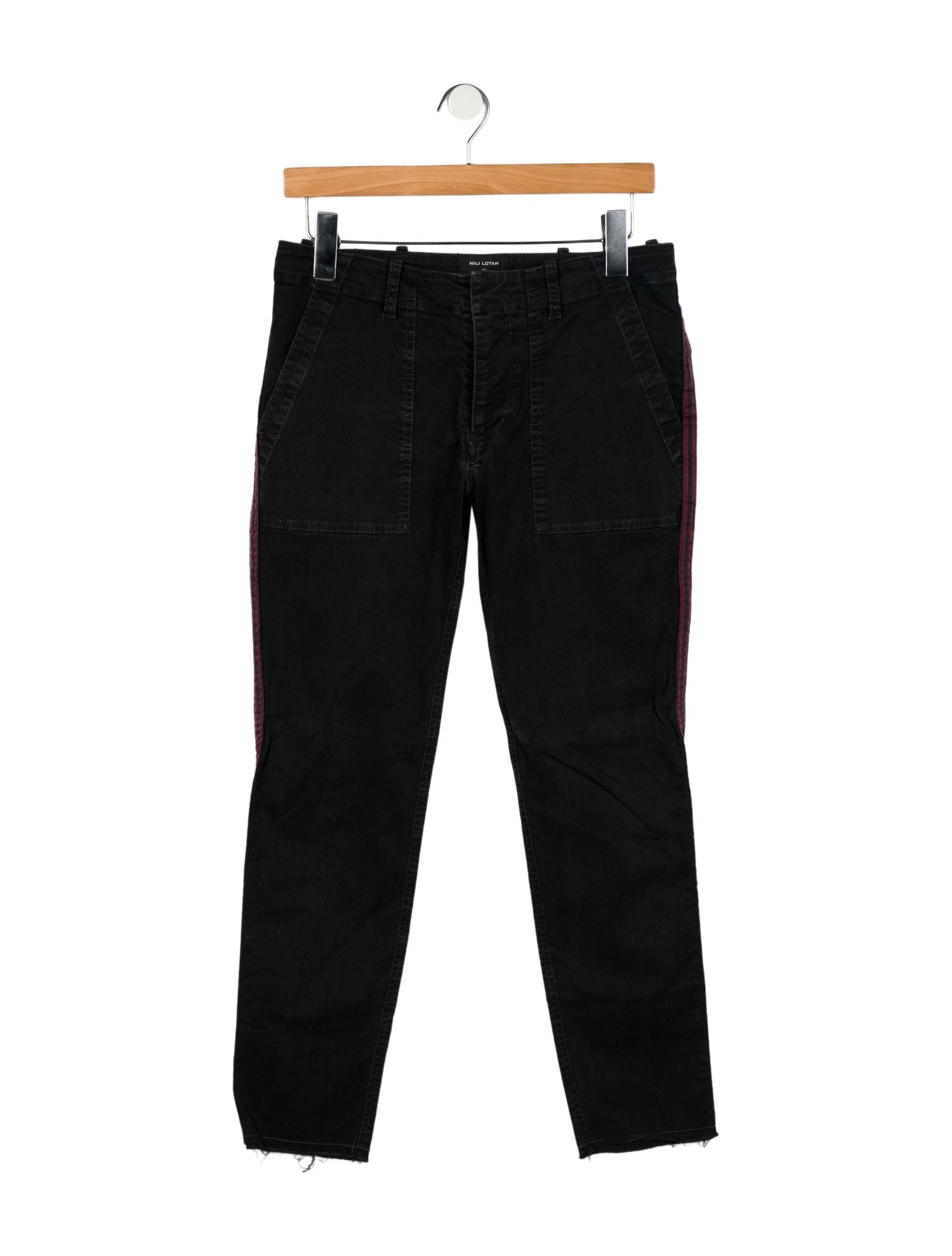 Nili Lotan Mid-Rise Skinny Leg Jeans