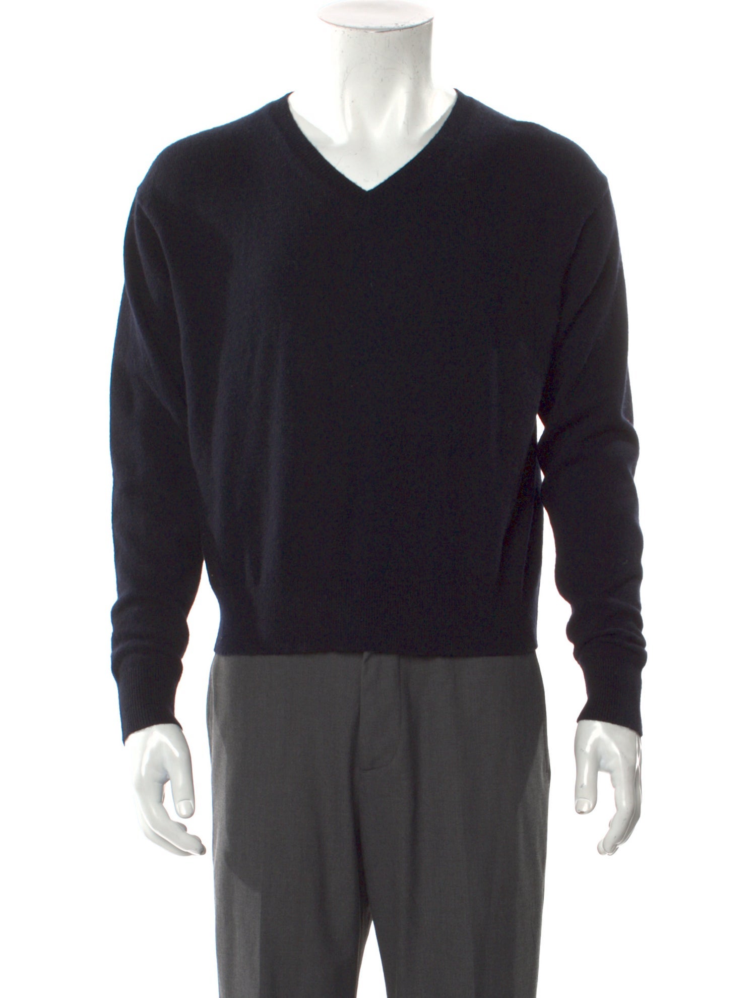 Nili Lotan V-Neck Long Sleeve Pullover