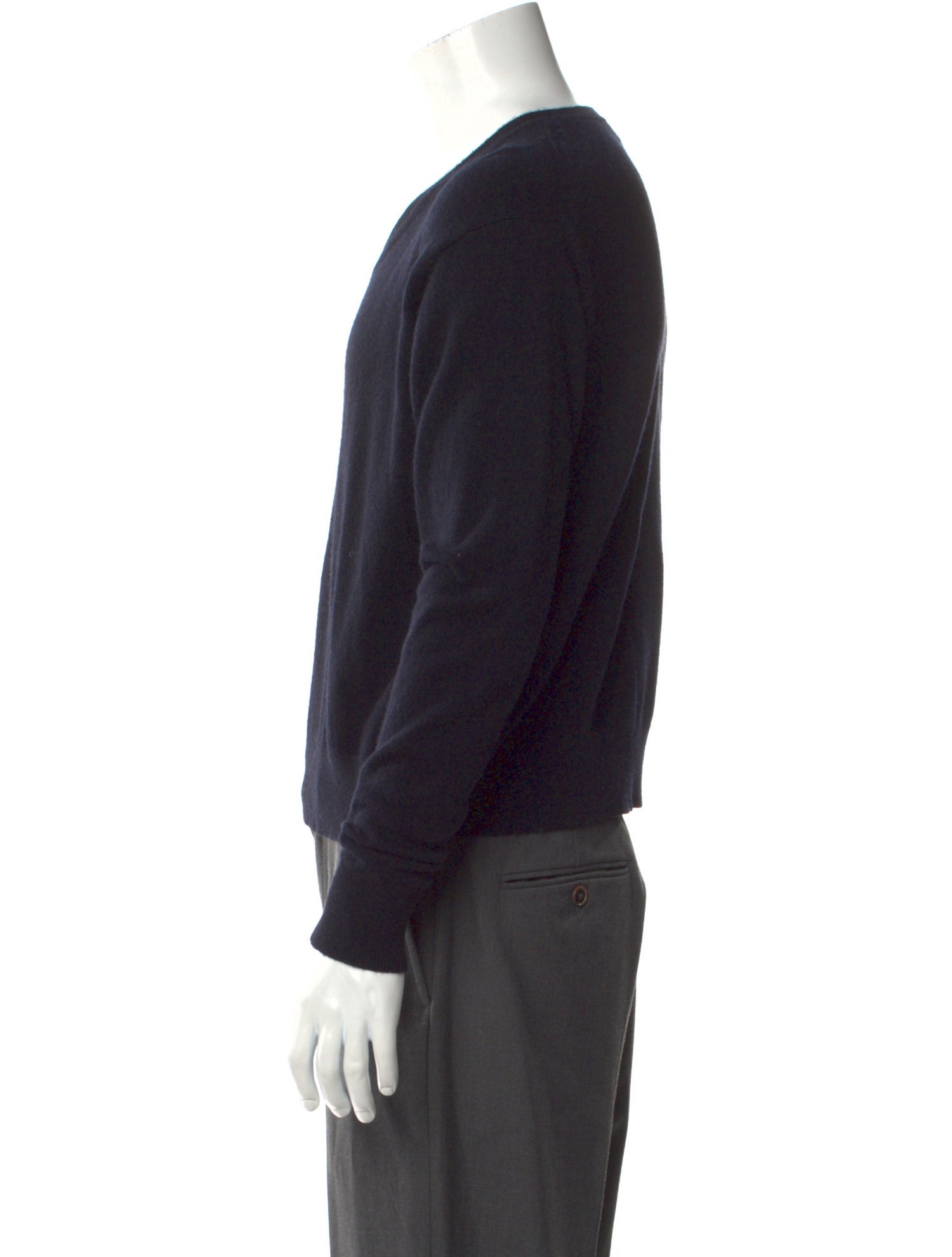 Nili Lotan V-Neck Long Sleeve Pullover