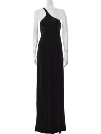 Nili Lotan One-Shoulder Long Dress