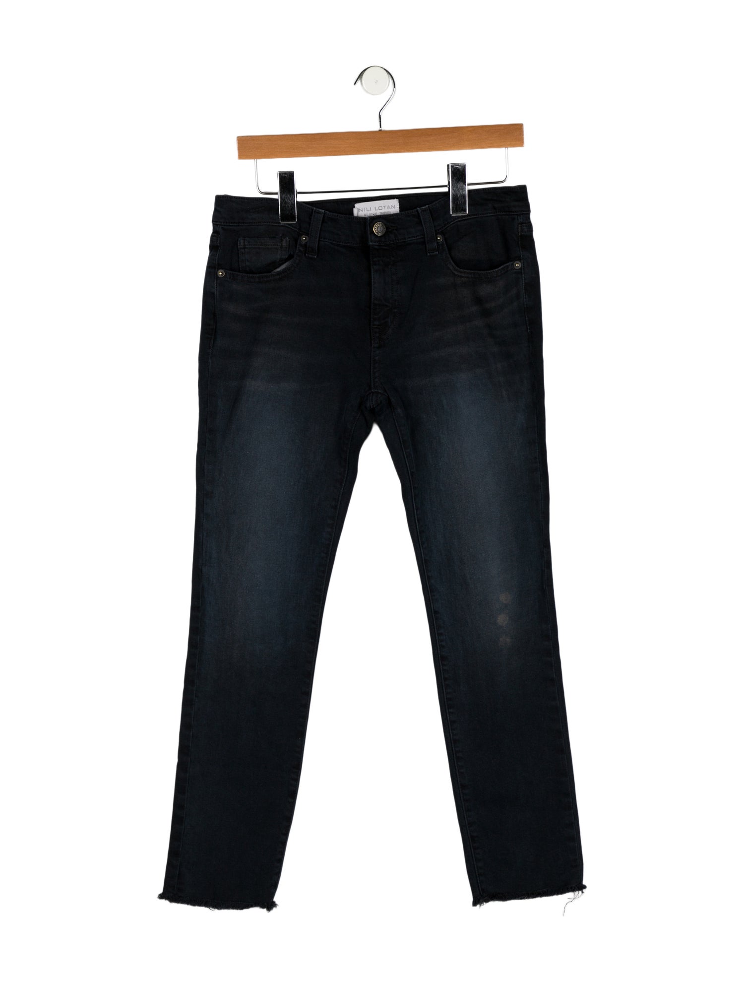 Nili Lotan Mid-Rise Skinny Leg Jeans