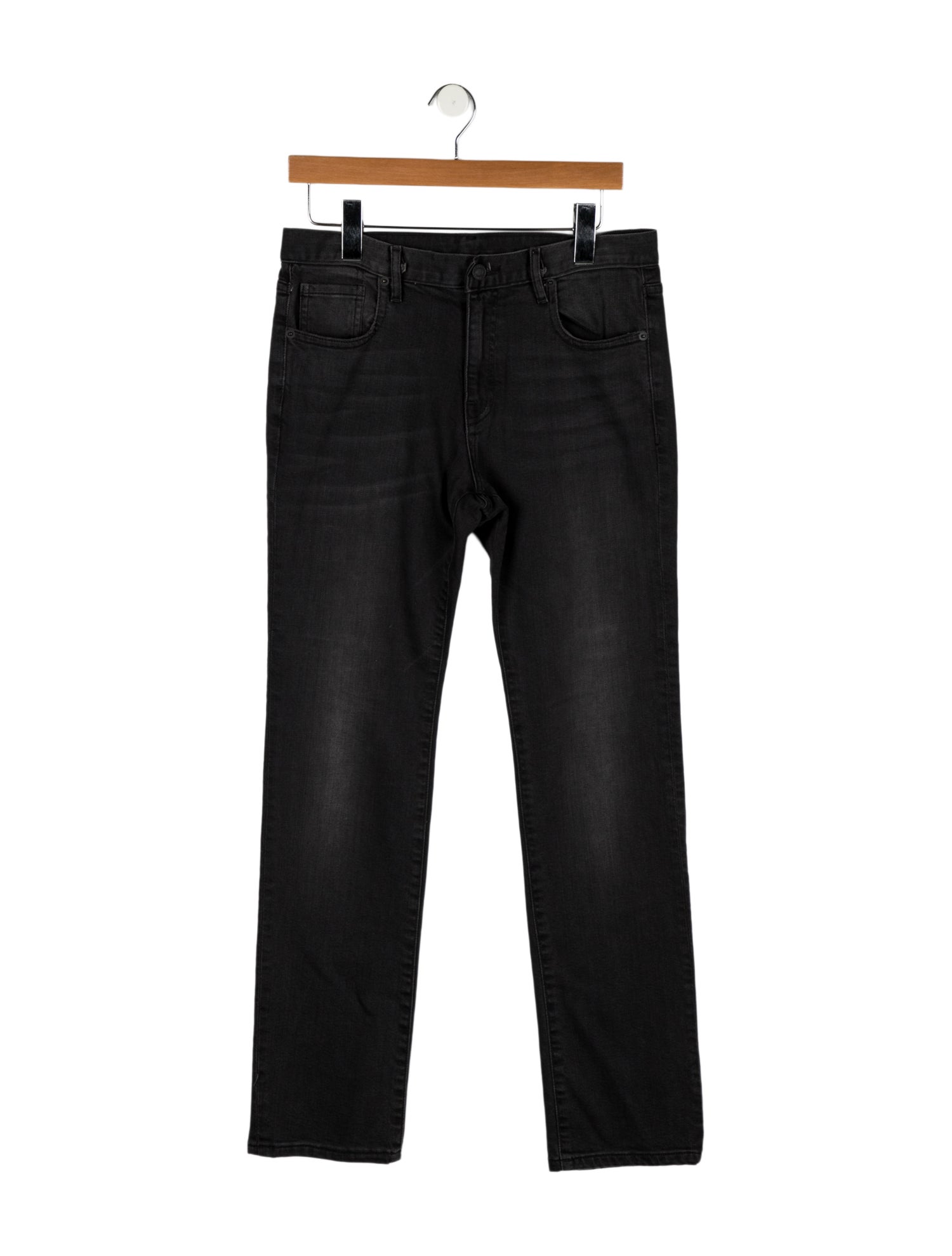 Nili Lotan Mid-Rise Straight Leg Jeans