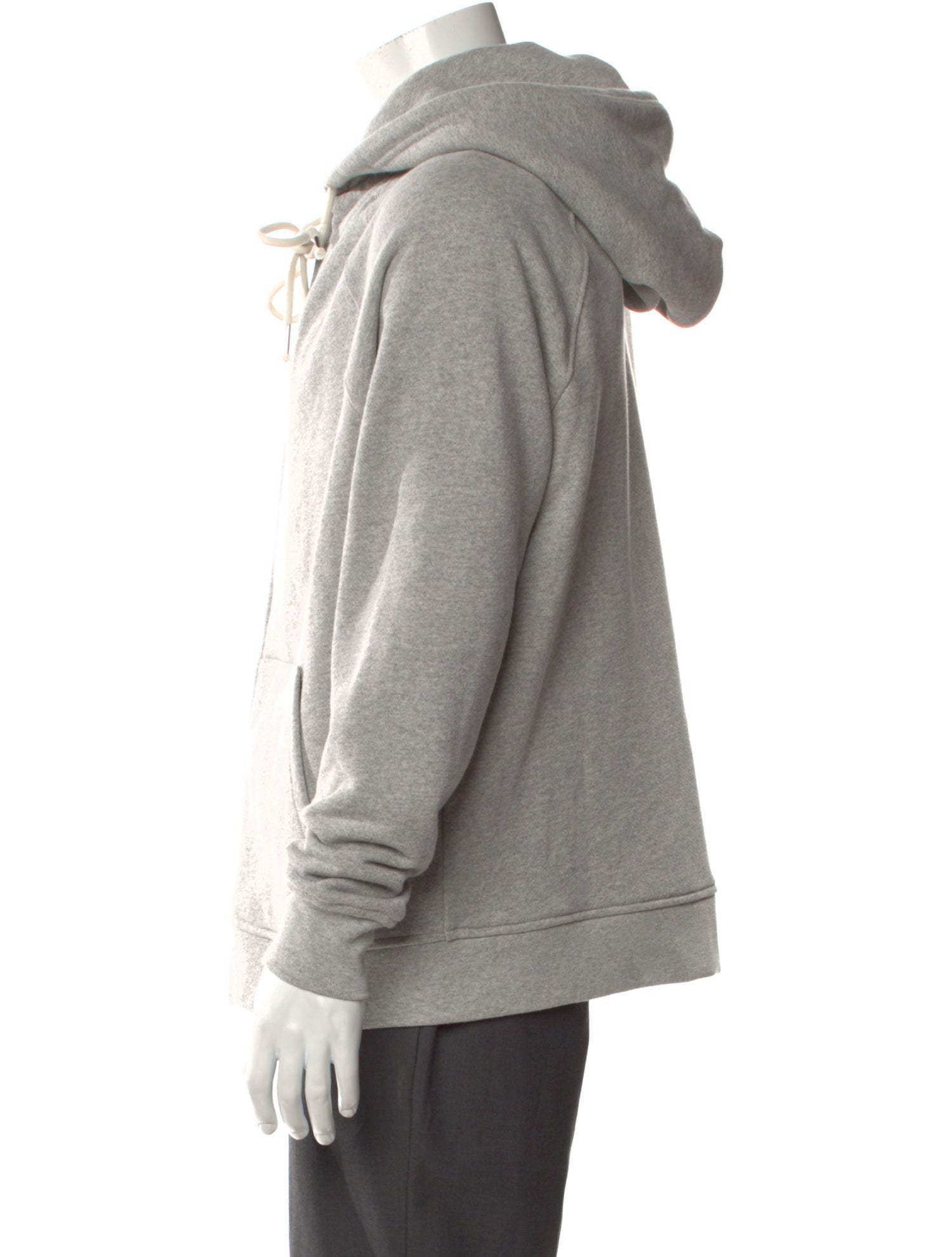 Nili Lotan V-Neck Long Sleeve Hoodie