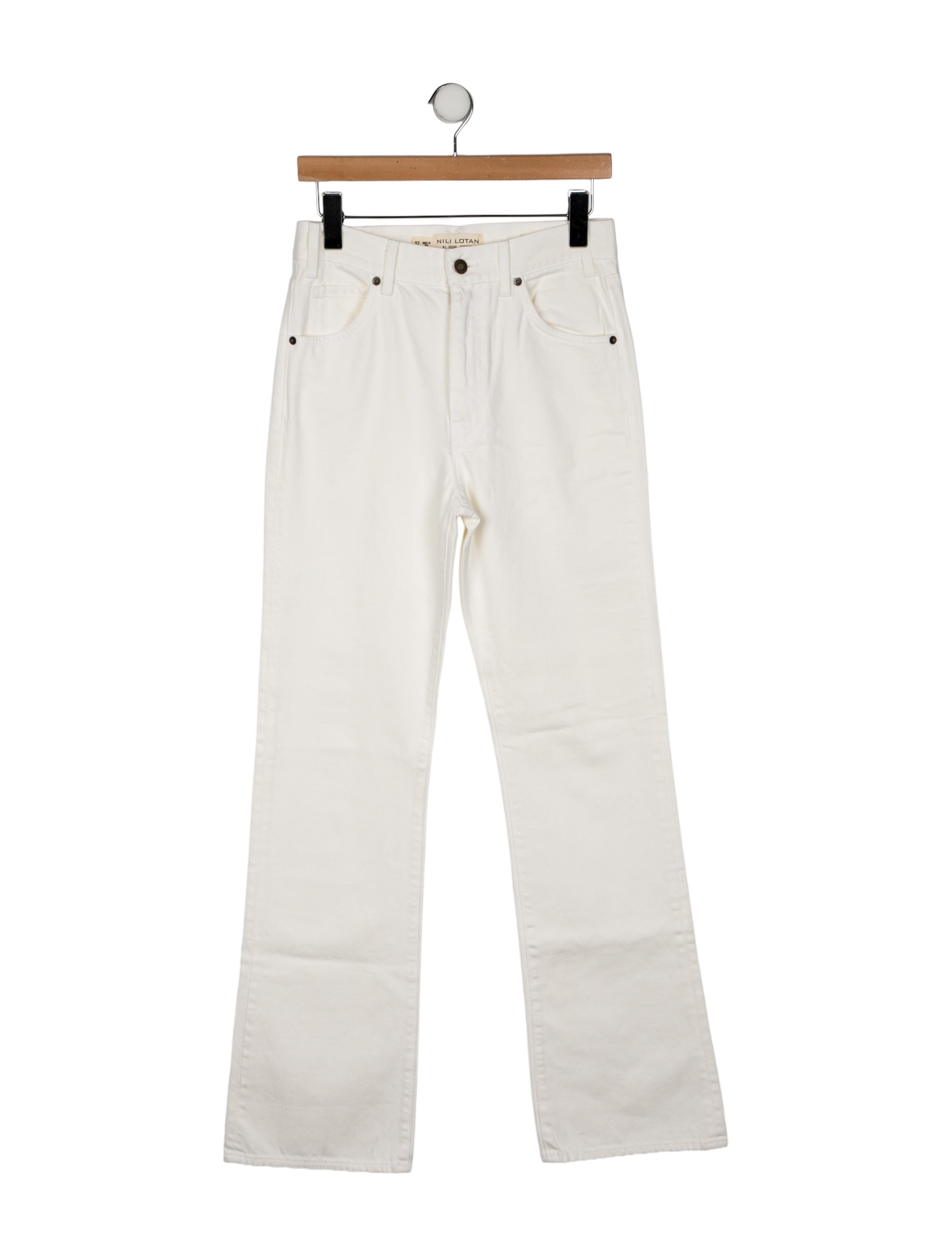 Nili Lotan High-Rise Wide Leg Jeans