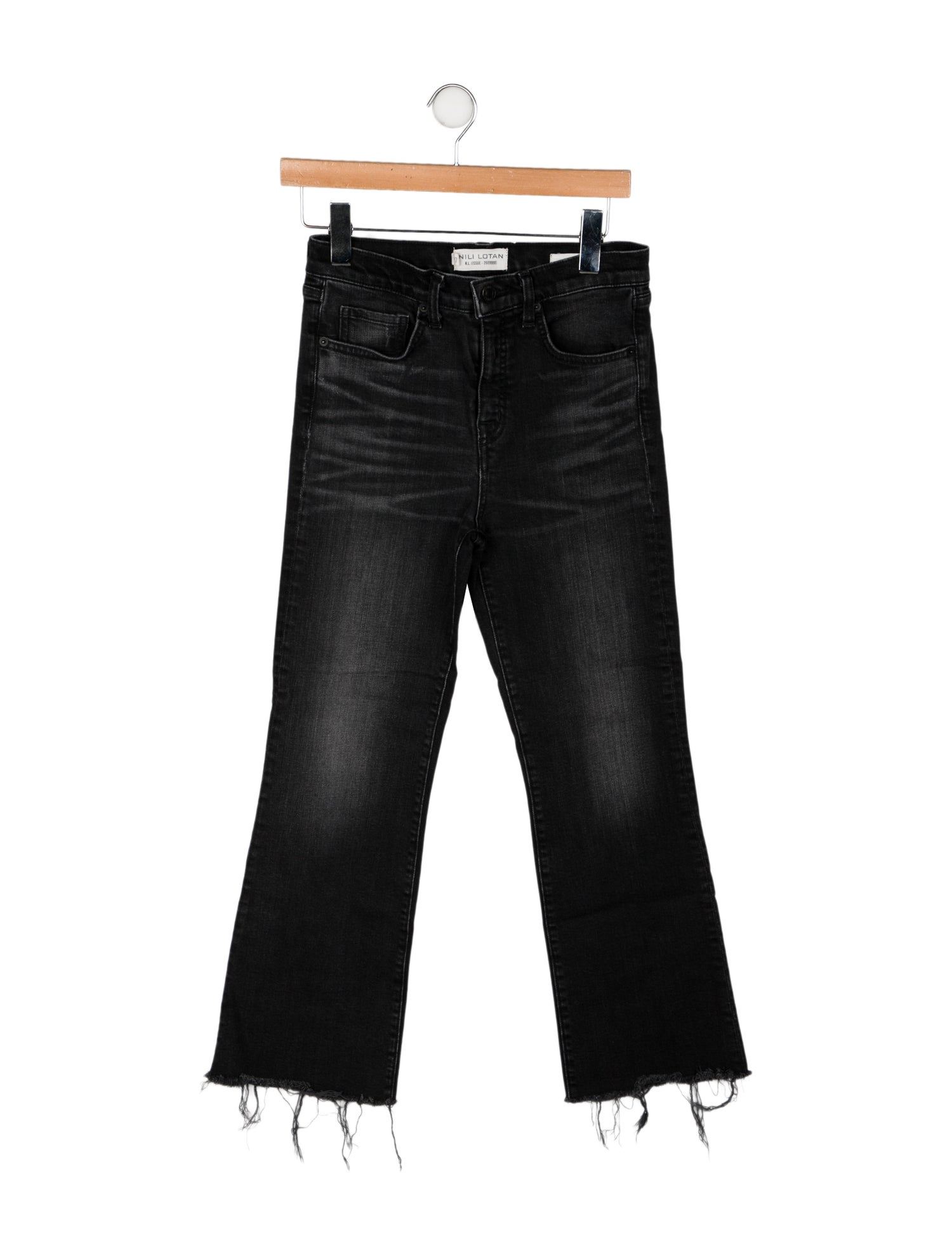 Nili Lotan Mid-Rise Straight Leg Jeans