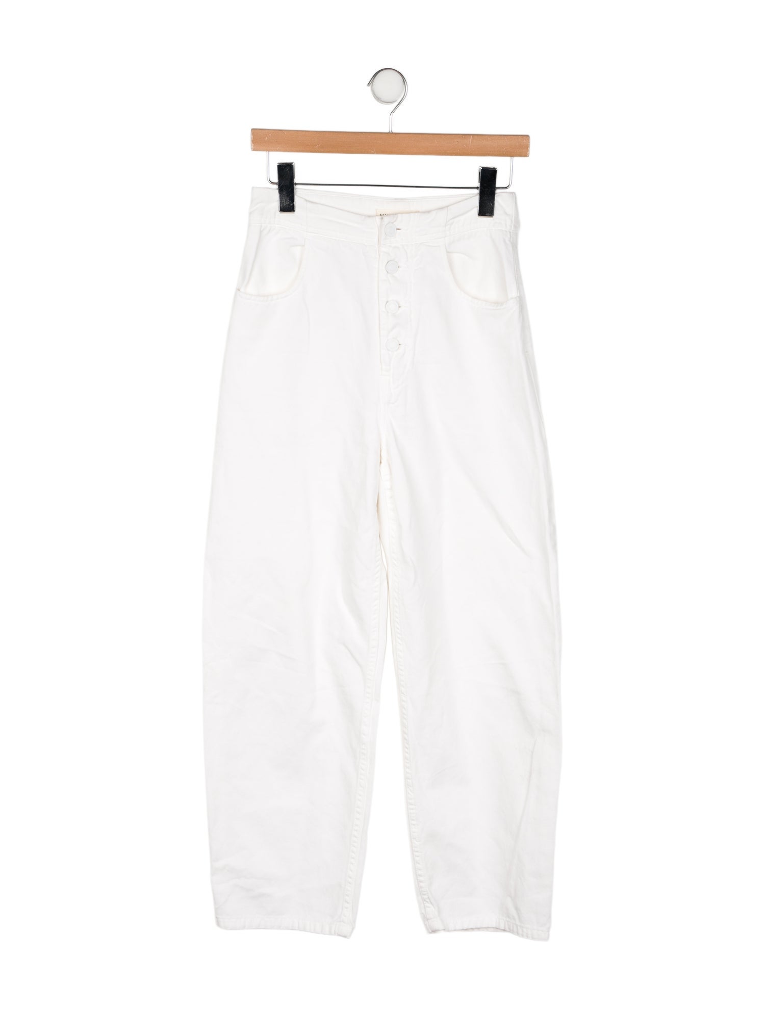 Nili Lotan High-Rise Straight Leg Jeans