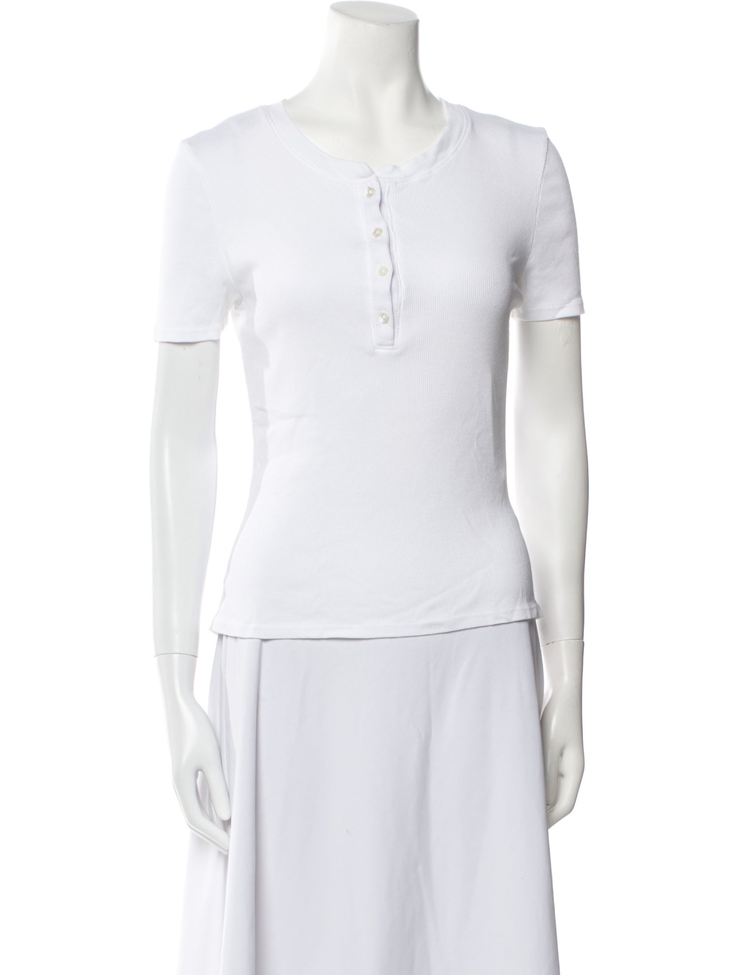 Nili Lotan Crew Neck Short Sleeve T-Shirt