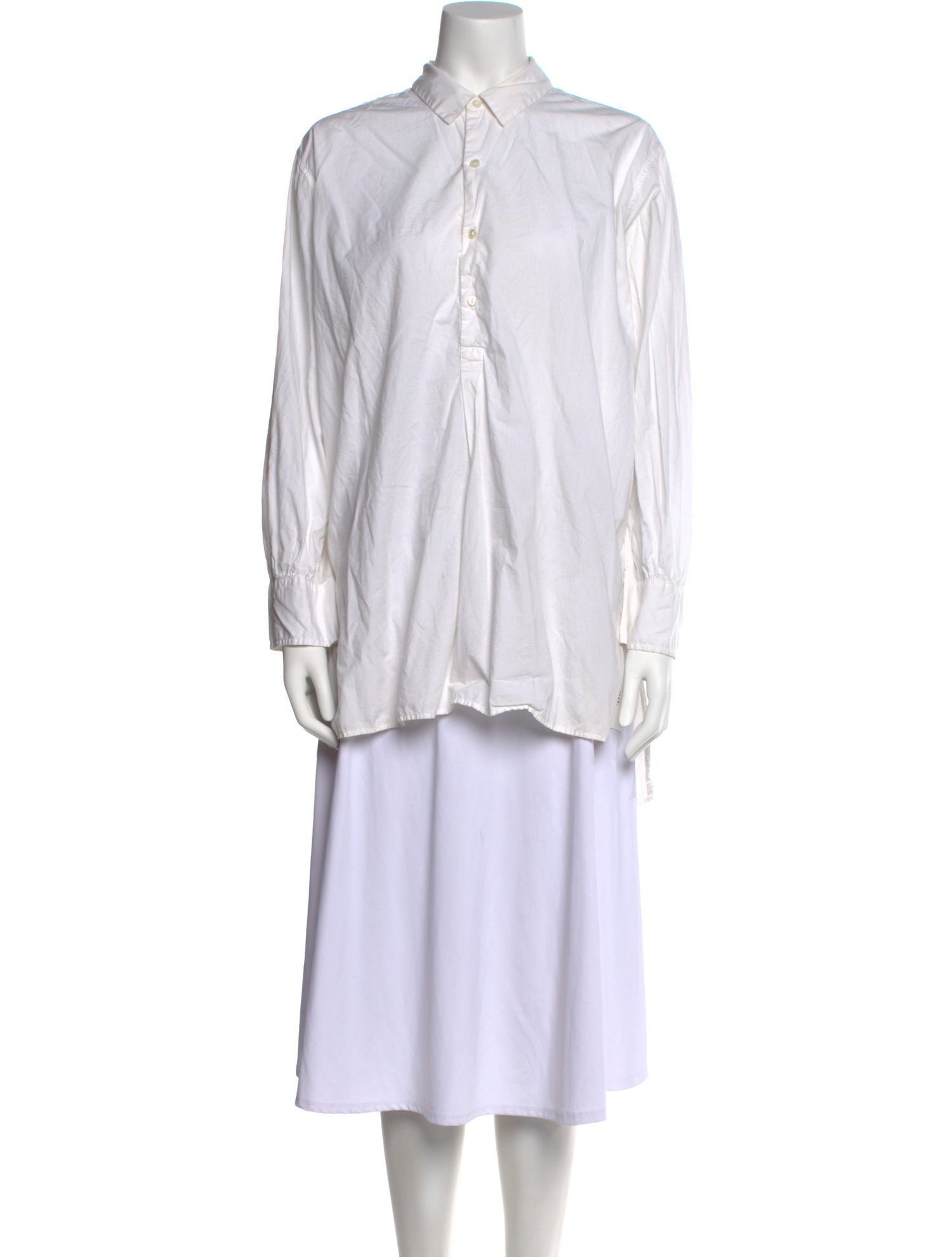 Nili Lotan Mock Neck Long Sleeve Tunic