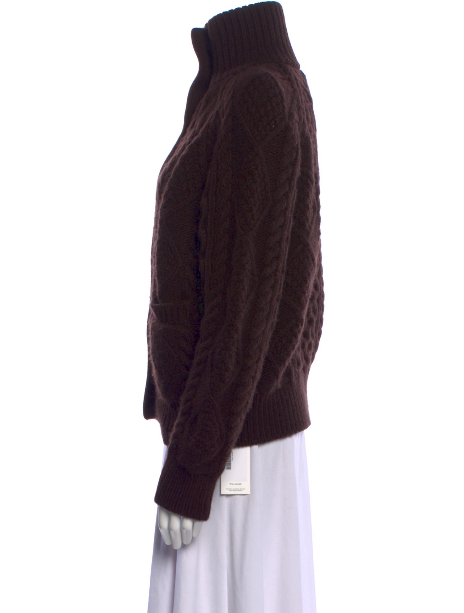 Nili Lotan Wool Mock Neck Sweater