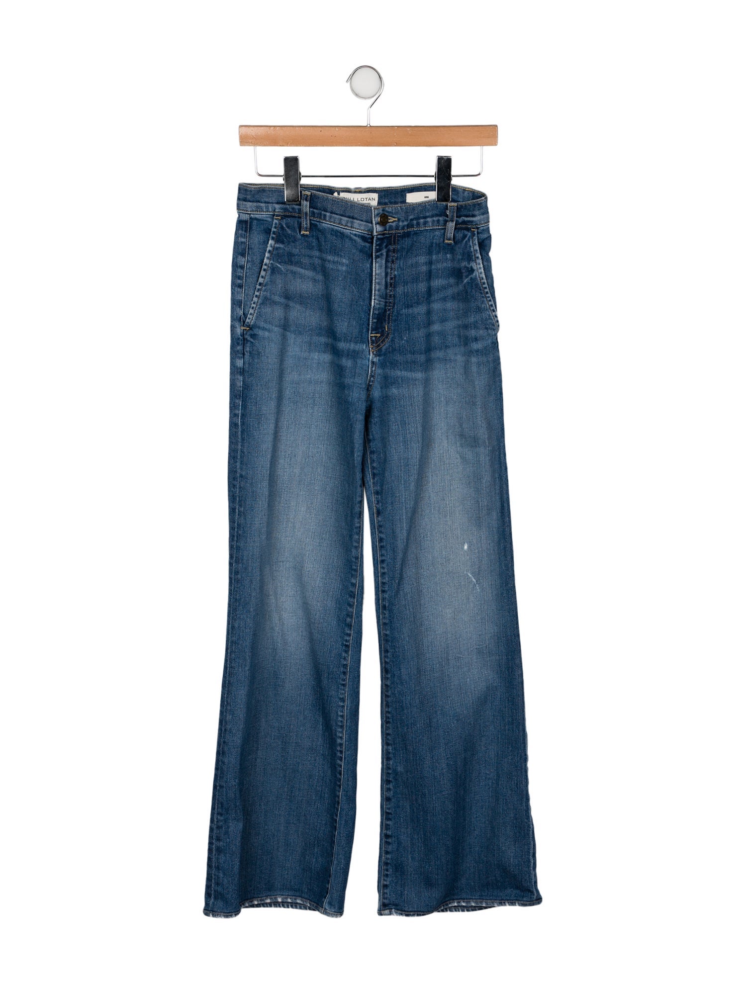 Nili Lotan High-Rise Wide Leg Jeans