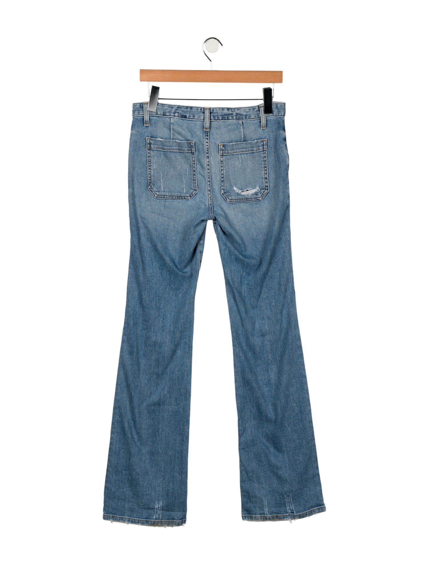 Nili Lotan Mid-Rise Wide Leg Jeans