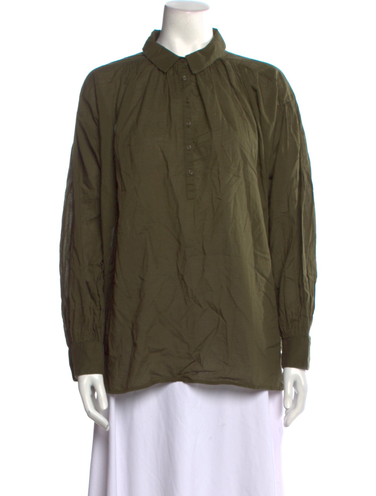 Nili Lotan Long Sleeve Button-Up Top