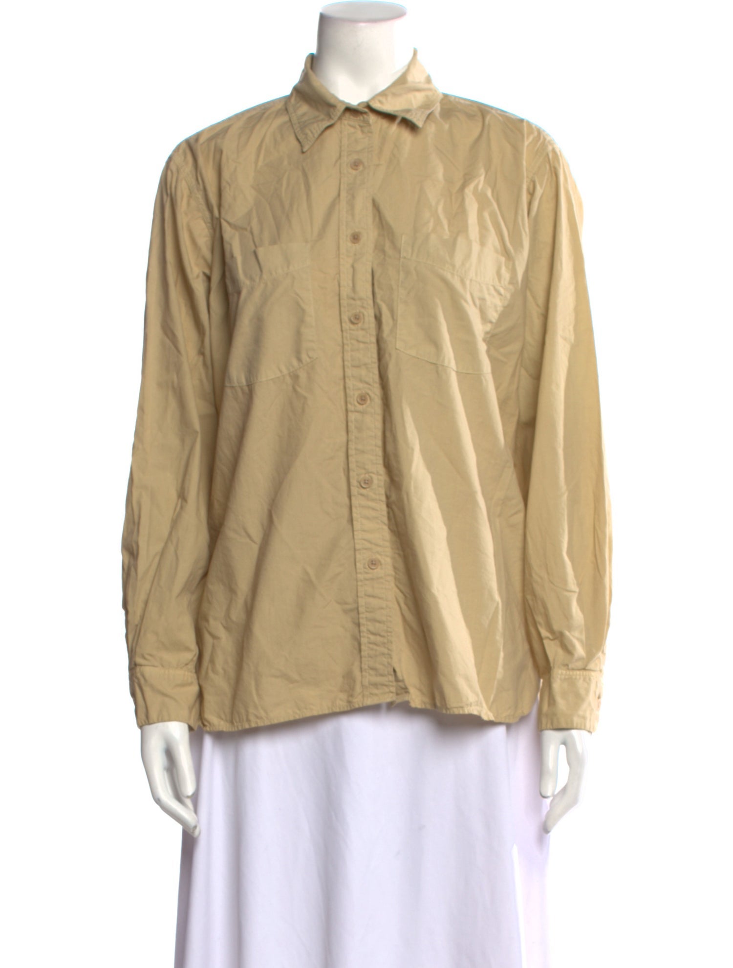 Nili Lotan Long Sleeve Button-Up Top