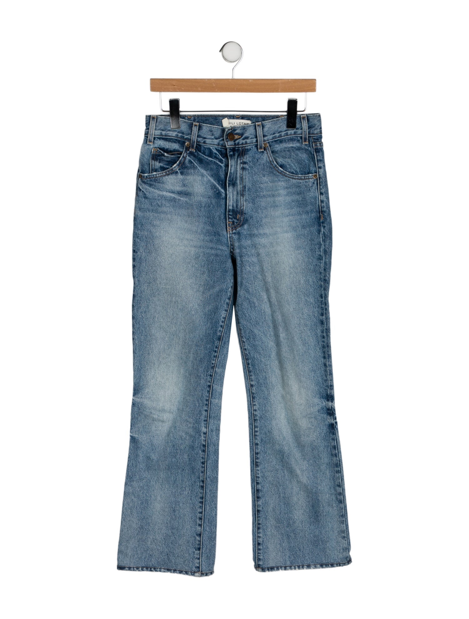 Nili Lotan High-Rise Wide Leg Jeans