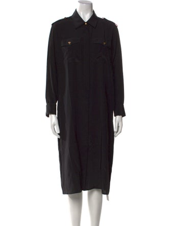 Nili Lotan Silk Midi Length Dress