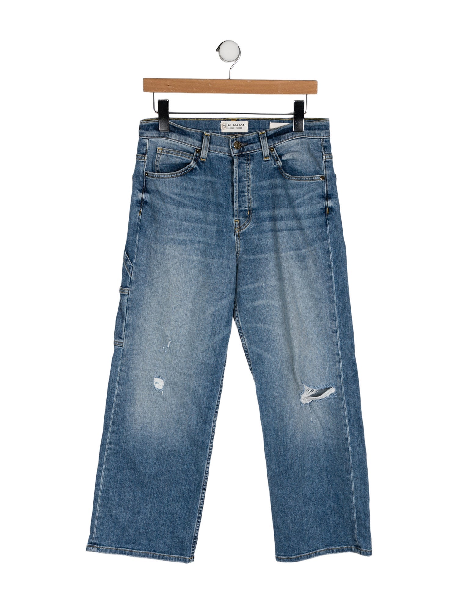 Nili Lotan High-Rise Wide Leg Jeans