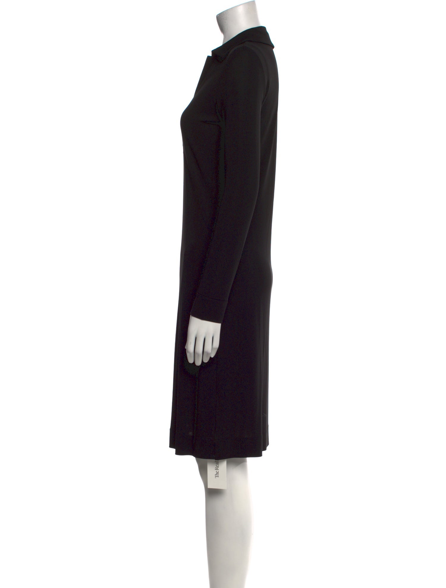 Nili Lotan V-Neck Knee-Length Dress