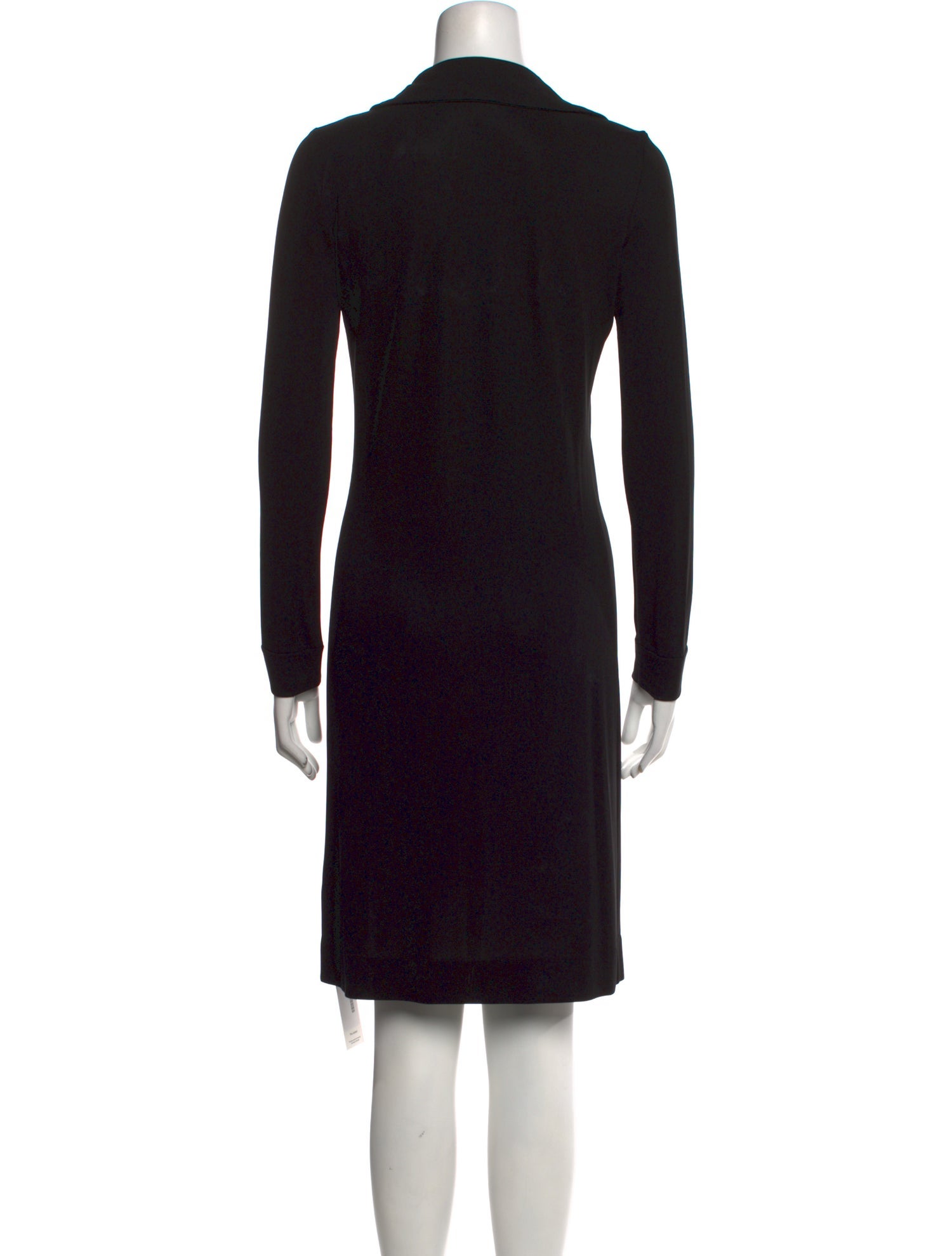 Nili Lotan V-Neck Knee-Length Dress