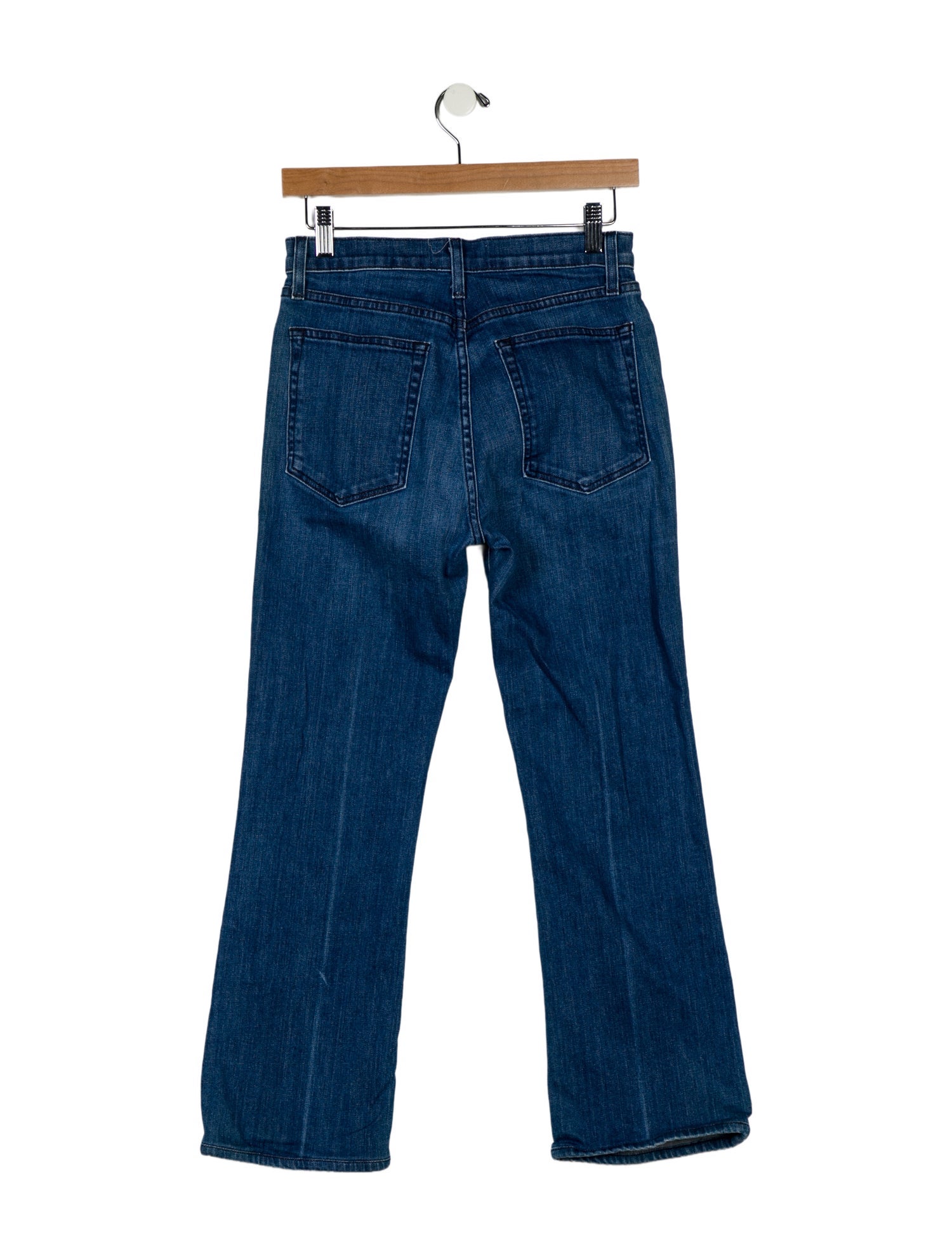 Nili Lotan Mid-Rise Straight Leg Jeans