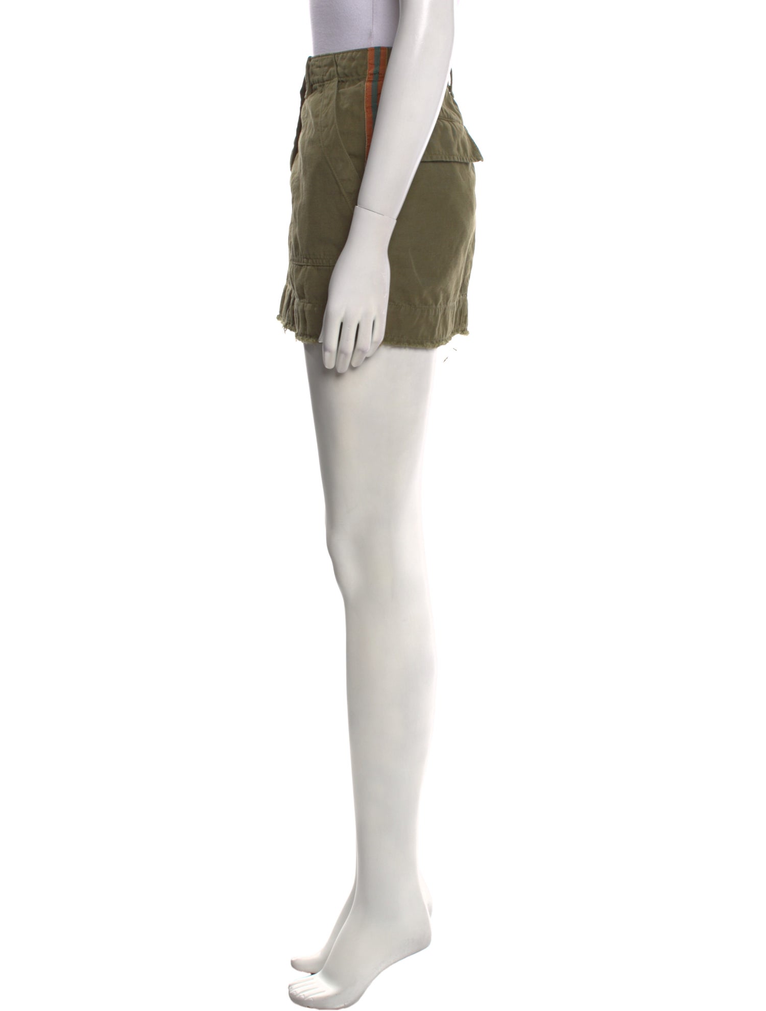 Nili Lotan Grosgrain Trim Mini Skirt