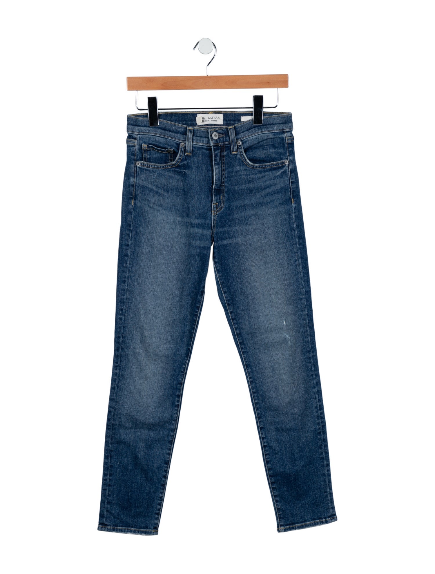 Nili Lotan Mid-Rise Skinny Leg Jeans