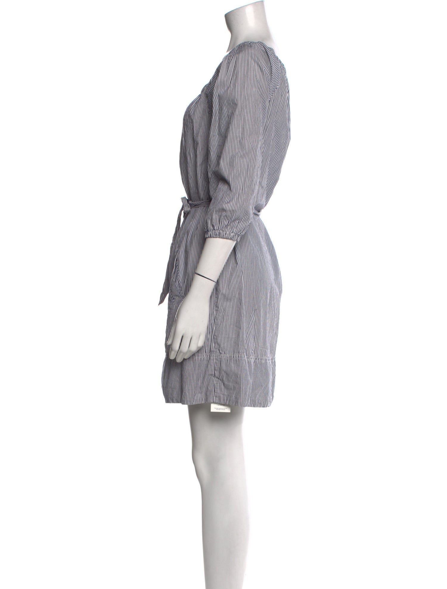 Nili Lotan Striped Mini Dress