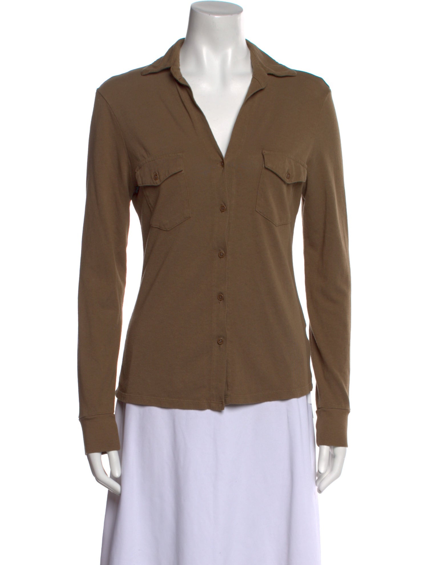 Nili Lotan Long Sleeve Button-Up Top