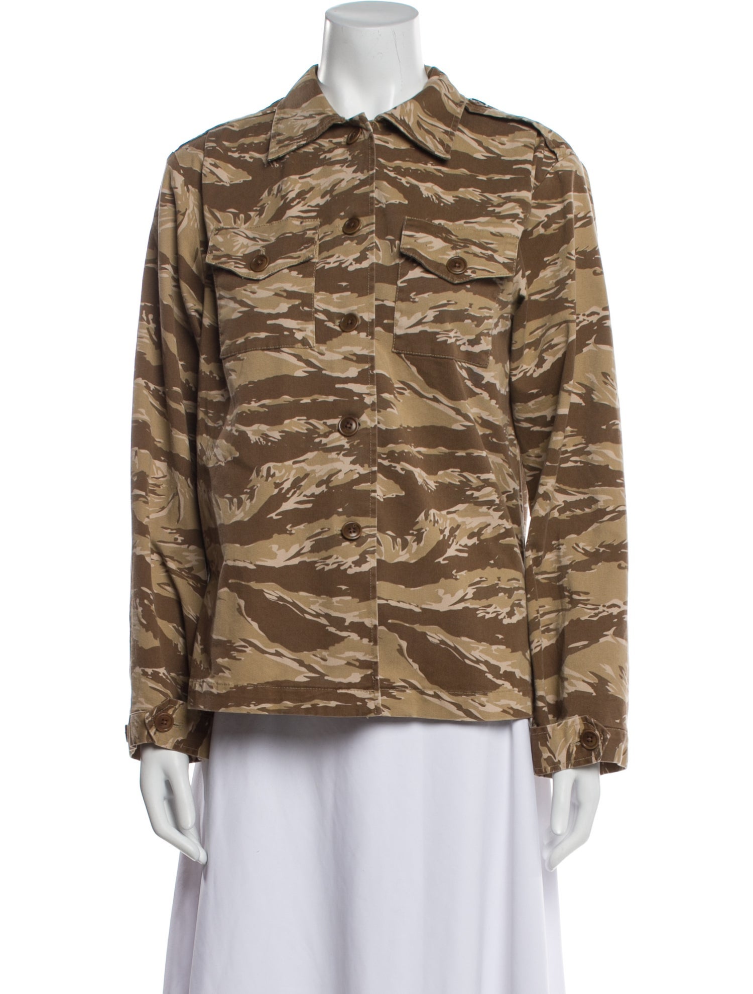 Nili Lotan Printed Utility Jacket