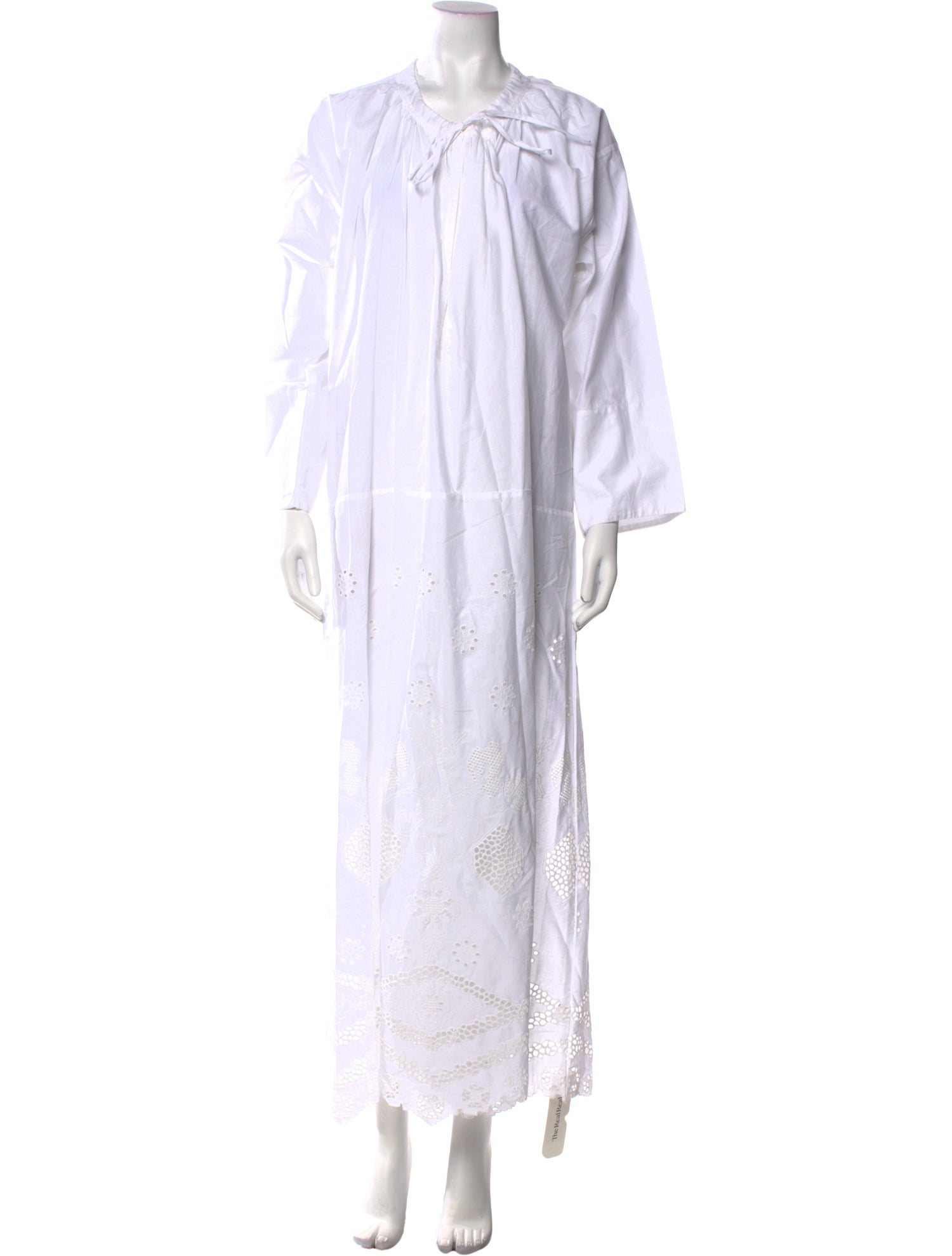 Nili Lotan Tie Neck Long Dress w/ Tags