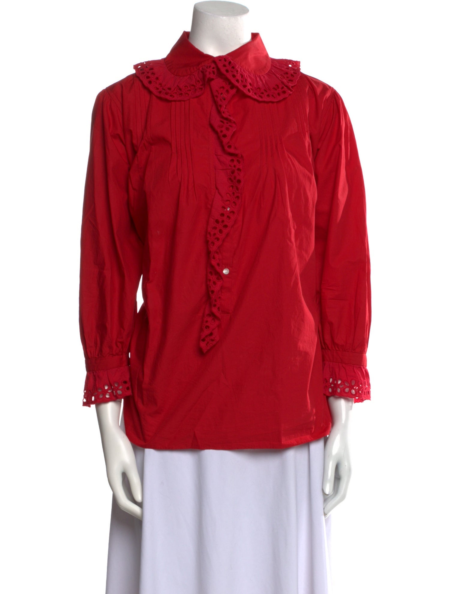 Nili Lotan Three-Quarter Sleeve Blouse