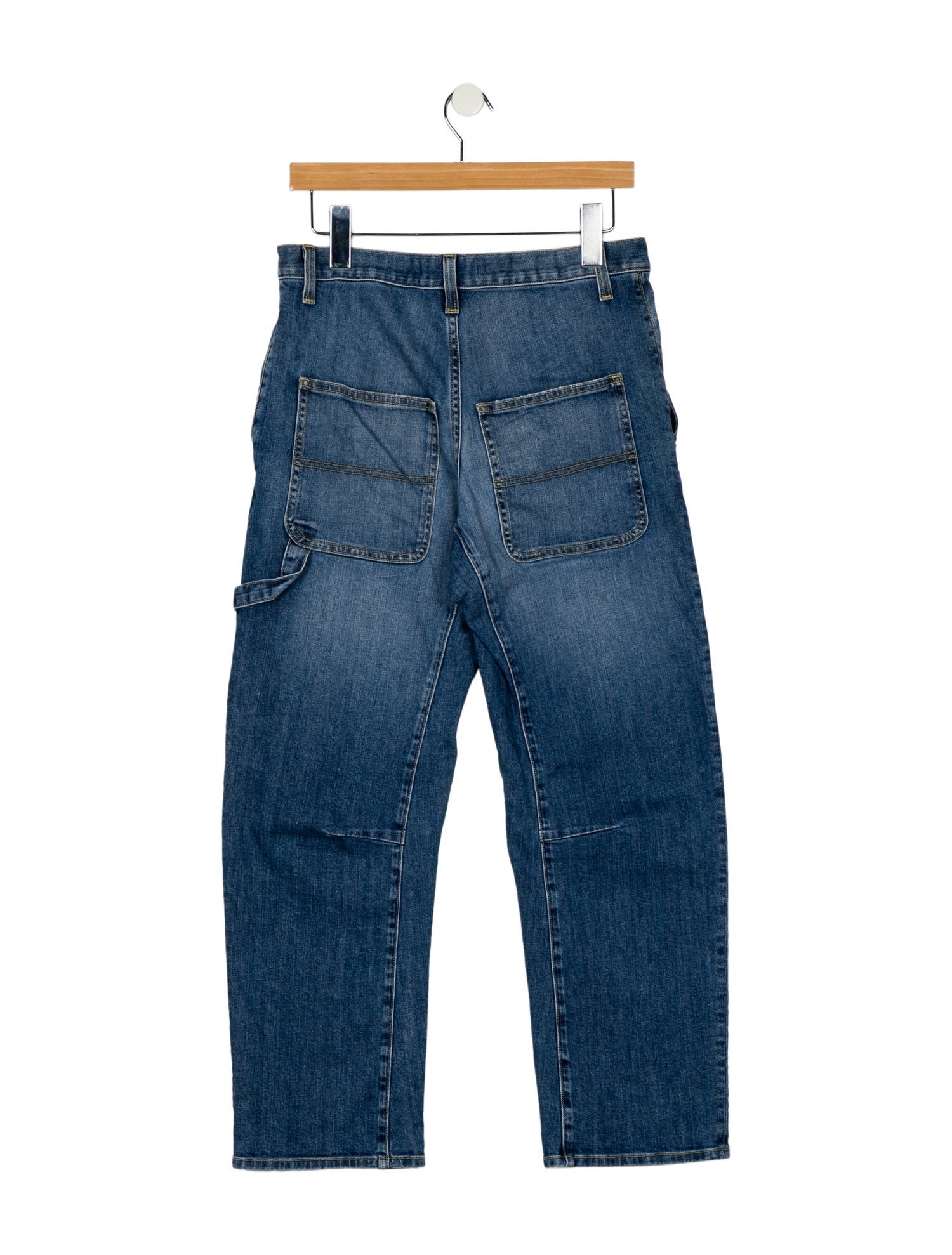 Nili Lotan Mid-Rise Straight Leg Jeans